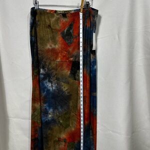 Karen Kane Colorful Abstract Maxi Skirt